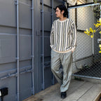 圓領毛衣 - 型號 1- #BEIGE [24SS-WMK-KN22]