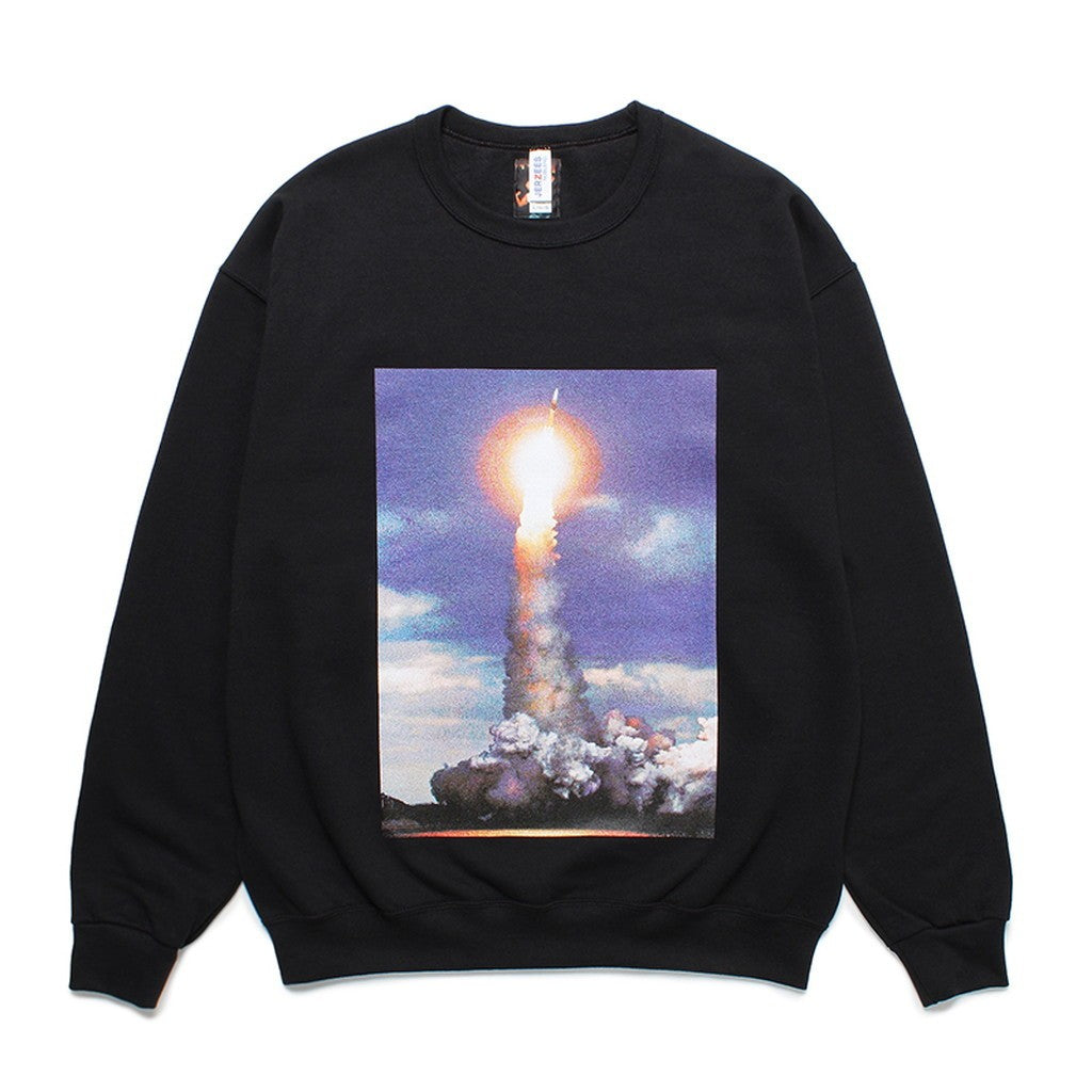 JIRO KONAMI | CREW NECK SWEAT SHIRT - TYPE 1 - #BLACK [JIROKONAMI-WM-SS01]