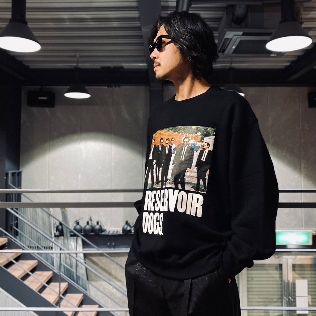 RESERVOIR DOGS | MIDDLE WEIGHT CREW NECK SWEAT SHIRT #BLACK [RD-WM-SS02]