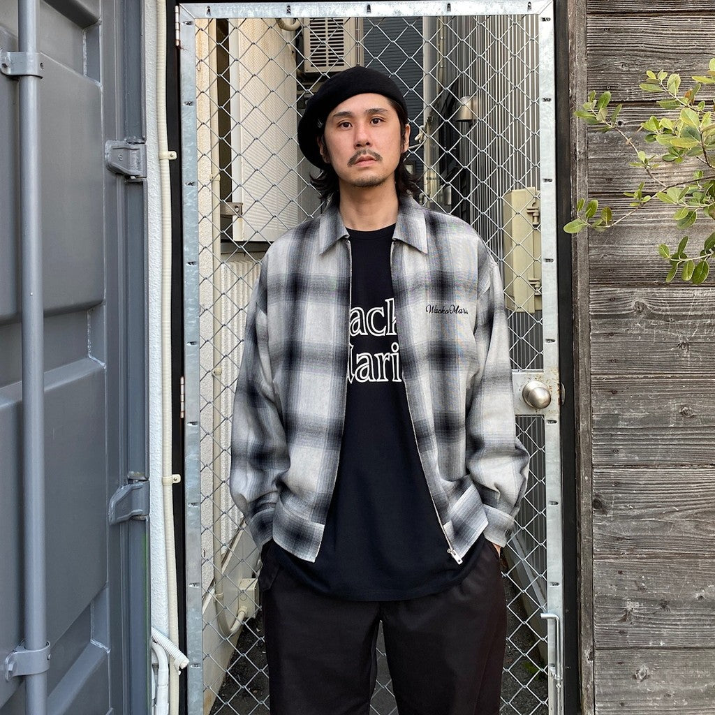 OMBRE CHECK 50'S JACKET -B- -TYPE 2- #GRAY [24SS-WMO-BL16]