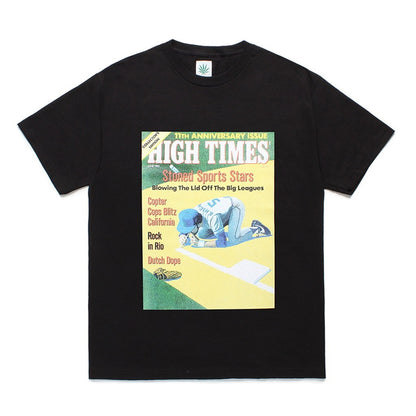 HIGHTIMES | CREW NECK T-SHIRT -TYPE 4- #BLACK [HIGHTIMES-WM-TEE04]