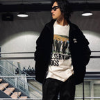 天鵝絨運動外套#黑色 [24SSE-WMO-TJ01]