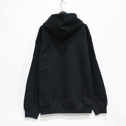 HEAVY WEIGHT PULLOVER HOODED SWEAT SHIRT -TYPE 3- #BLACK [23FW-WMC-SS04]