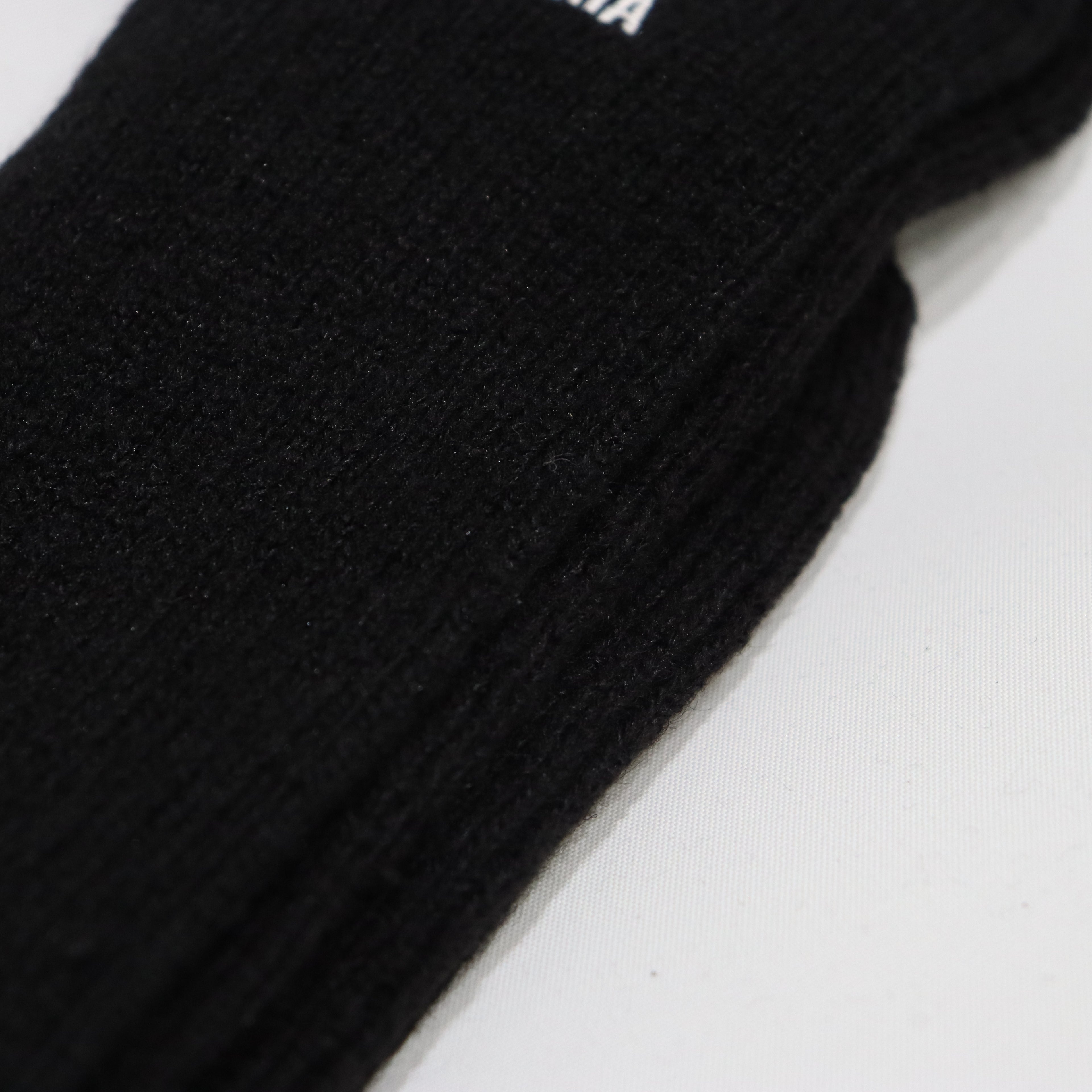 LOGO SOCKS #BLACK [23FW-WMA-SO01]