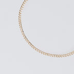 Flat Link Necklace Large 60cm #GOLD [XON025AG]