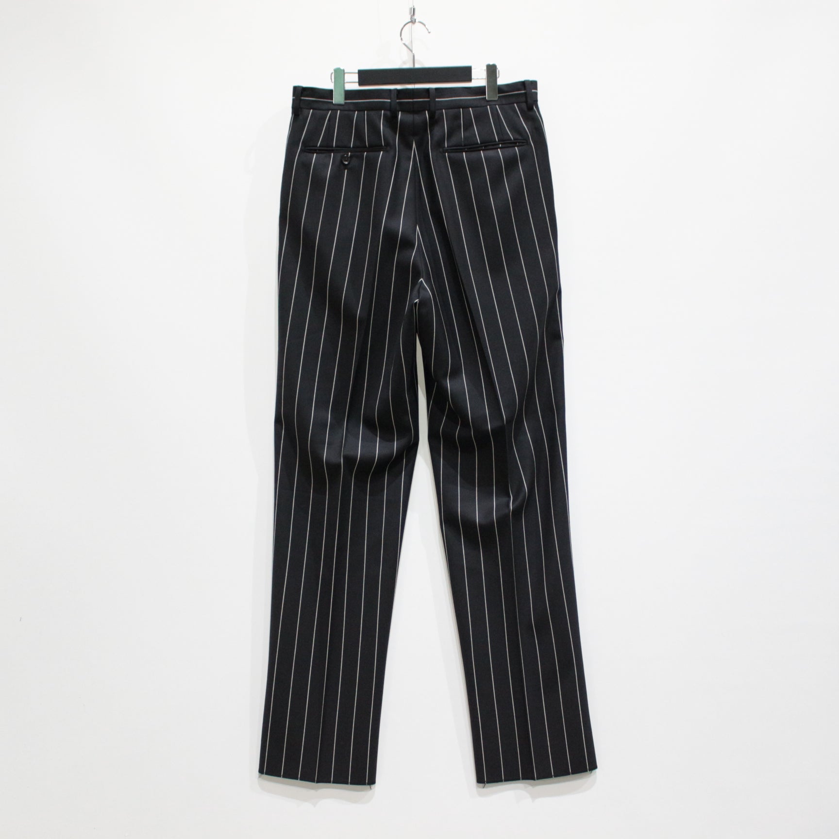 DOUBLE PLEATED TROUSERS #BLACK [23FW-WMP-TR21]