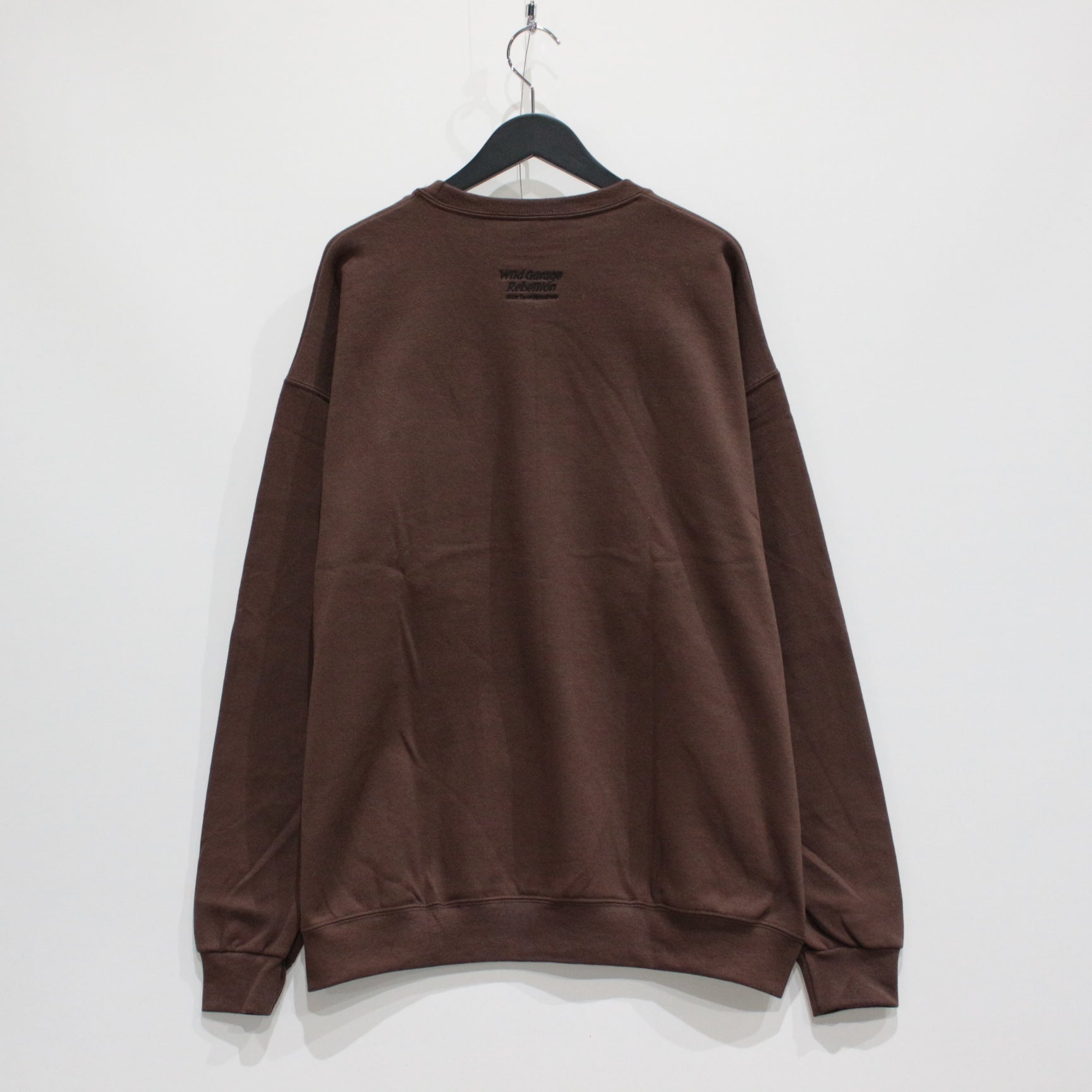 CREW NECK SWEAT SHIRT -TYPE 2- #BROWN [23FW-WMC-SS10]