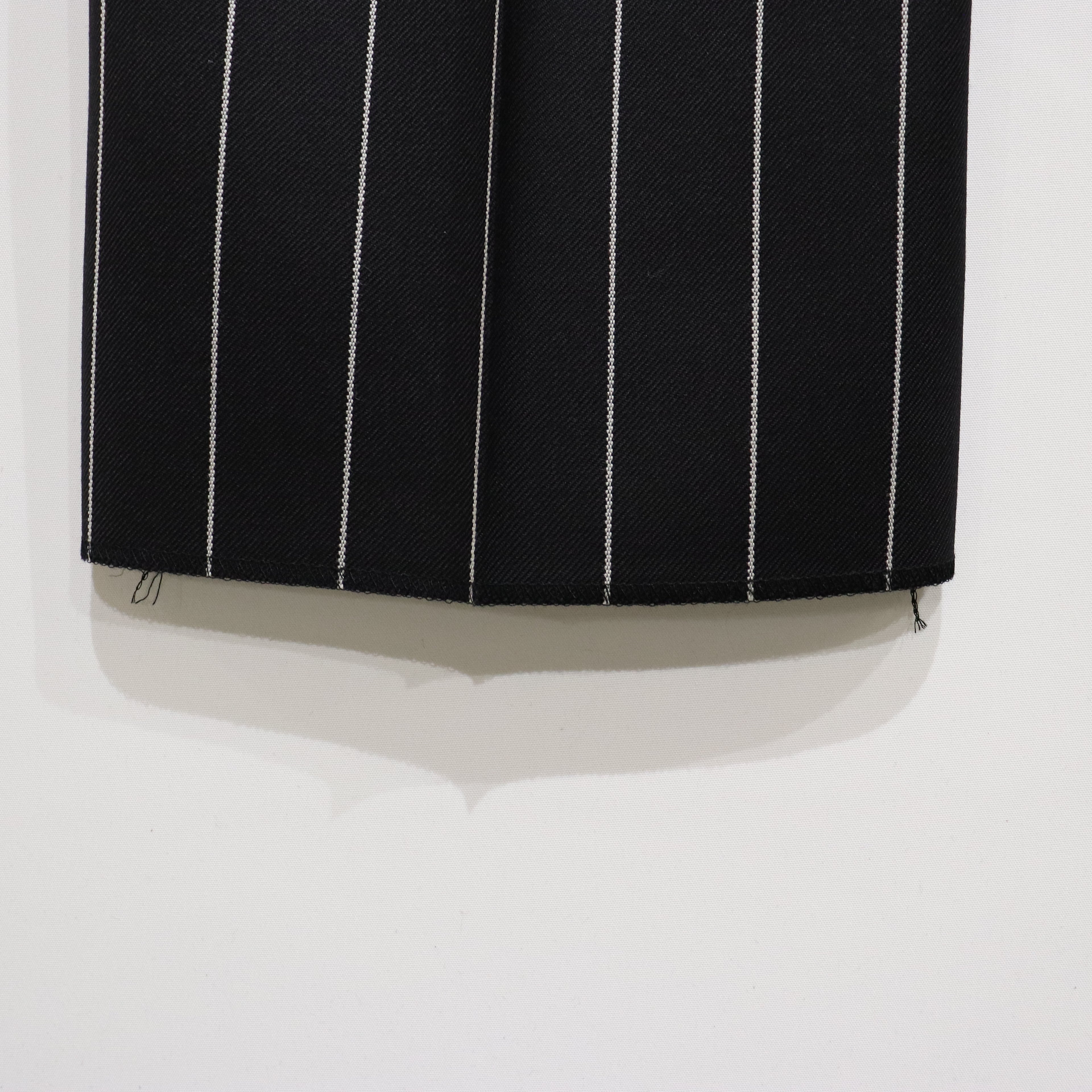 DOUBLE PLEATED TROUSERS #BLACK [23FW-WMP-TR21]