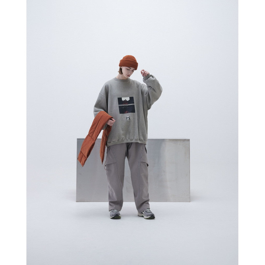 「RE-C01」Ryoiki Exp. 超大圓領毛衣 #M-GRAY [GOOPI-23AW-DEC-03]