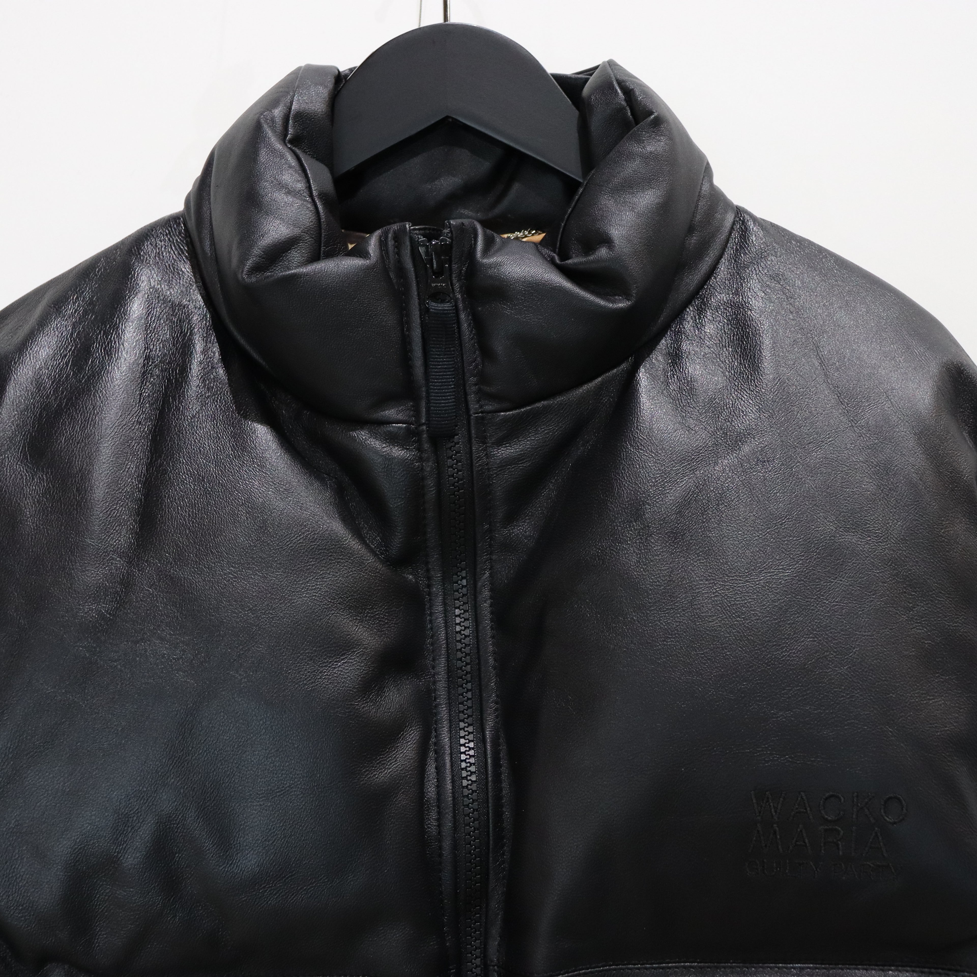 LEATHER DOWN JACKET -B- -TYPE 2- #BLACK [23FW-WMO-OD03]