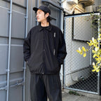 STRAIGHT UP COACH JKT #BLACK [SS24-JK07]