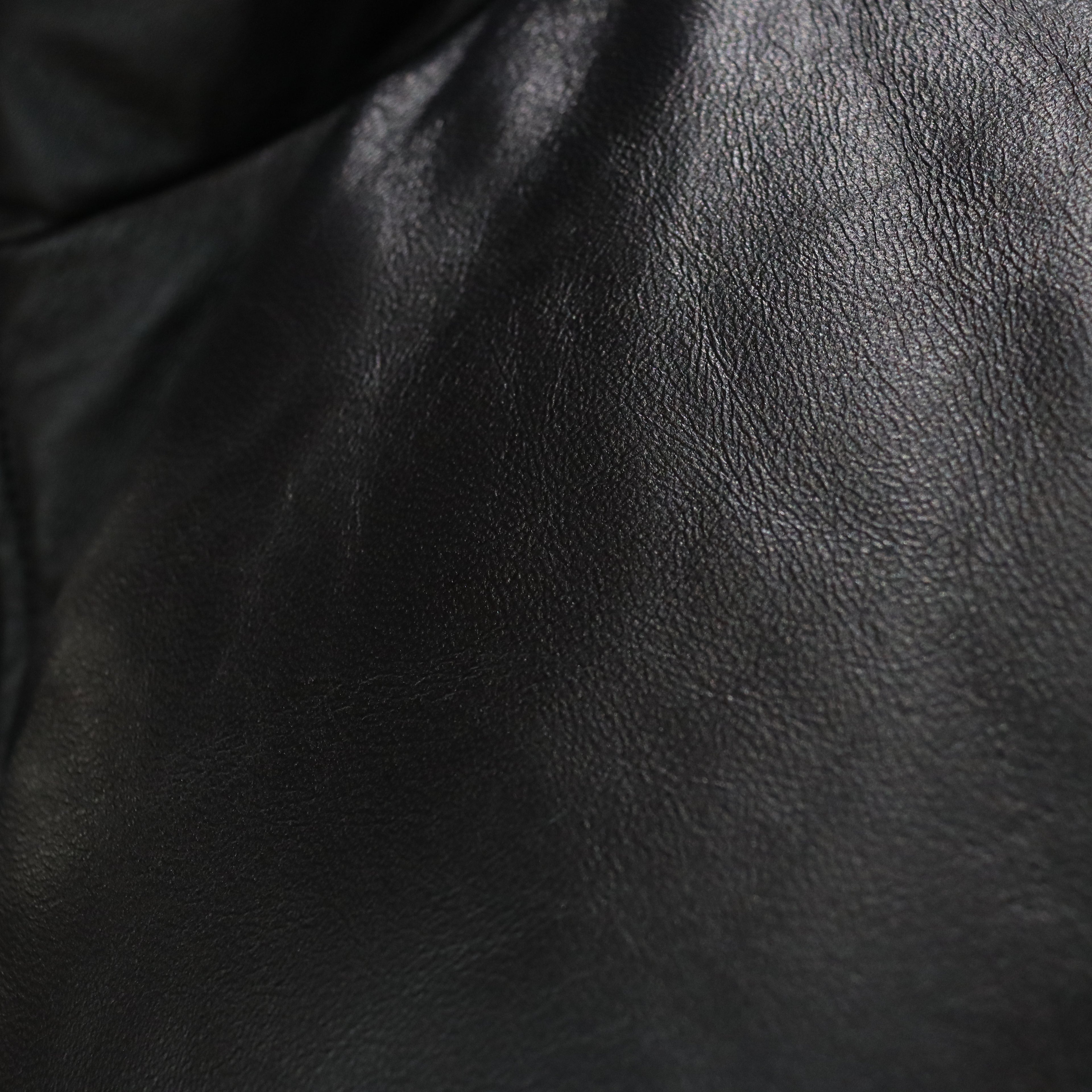 LEATHER DOWN JACKET -B- -TYPE 2- #BLACK [23FW-WMO-OD03]