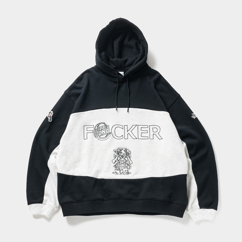 TBKB | FOCKER HOODIE #BLACK/ASH [FW23-TBKB08]