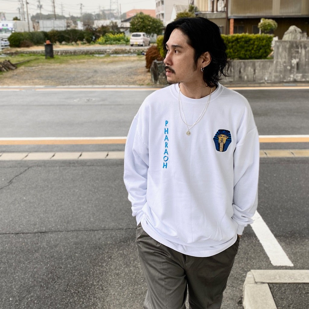 CREW NECK SWEAT SHIRT -TYPE 2- #WHITE [24SS-WMC-SS02] – cocorozashi