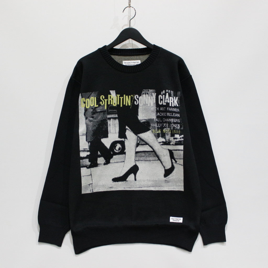 BLUE NOTE | JACQUARD SWEATER -TYPE 2- #ONE [BLUENOTE-WM-KN02]