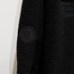 蟒蛇抓絨拉鍊連帽衫 #黑色 [23FW-SW03]