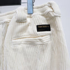 KNIT CORD BALLOON PANTS #WHITE [FW23-B08]