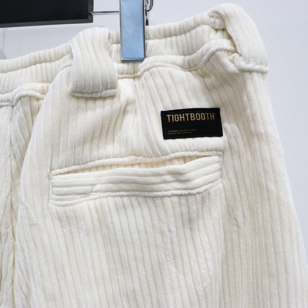 KNIT CORD BALLOON PANTS #WHITE [FW23-B08]