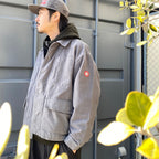 BRUSHED SOFT COTTON JACKET #GREY [CES25JK19]