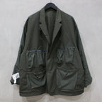 科技寬鬆 2B 斜紋外套 #D-OLIVE [BJ-56024]