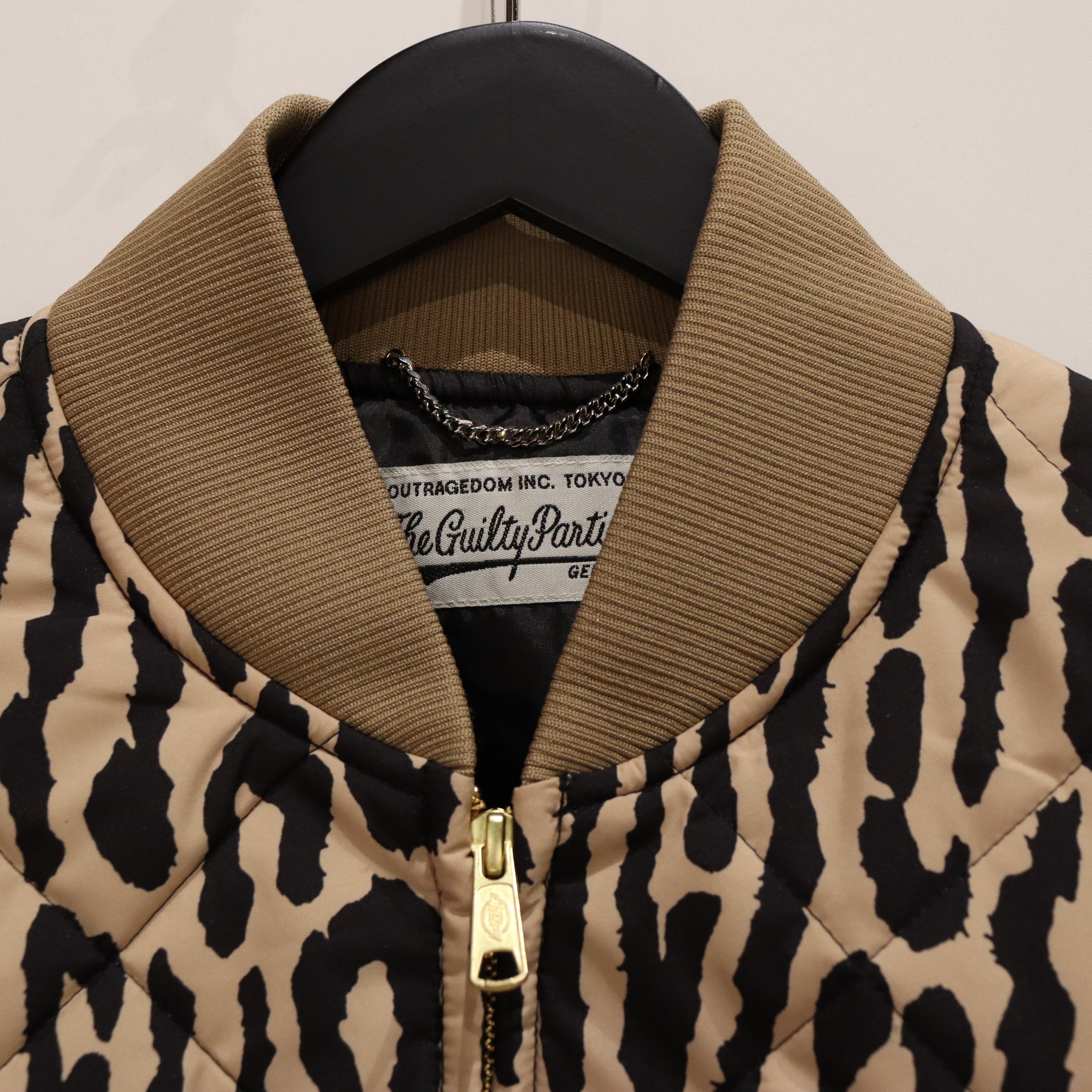 DICKIES | LEOPARD QUILTED JACKET #BEIGE [DICKIES-WM-BL09]