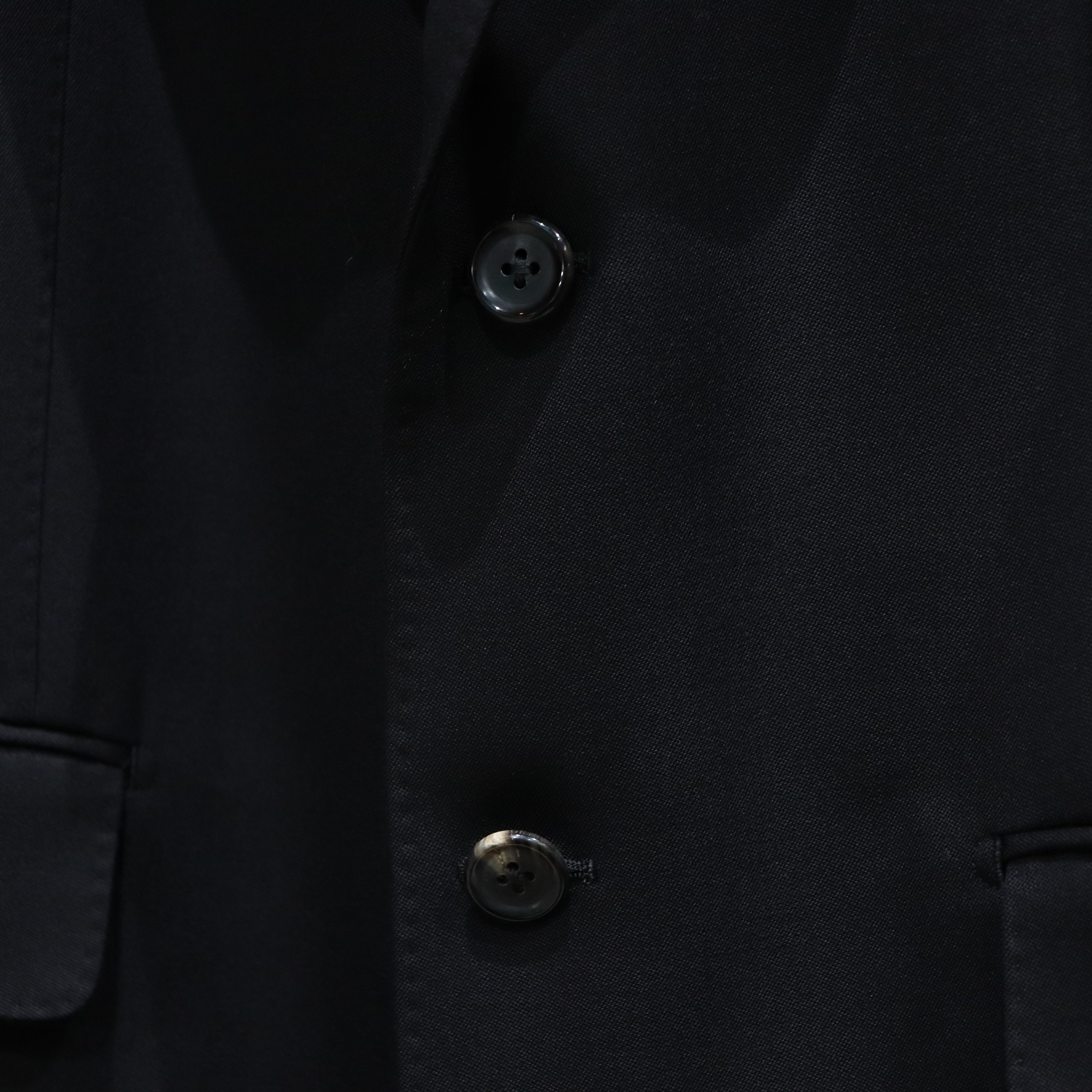 SINGLE BREASTED JACKET -TYPE 1- #BLACK [23FW-WMO-SU01]