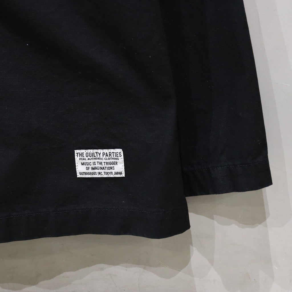 ARMY SHIRT -TYPE 2- #BLACK [24SS-WMO-ML10]