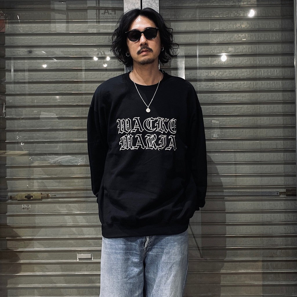 CREW NECK SWEAT SHIRT -TYPE 1- #BLACK [24SS-WMC-SS01] – cocorozashi