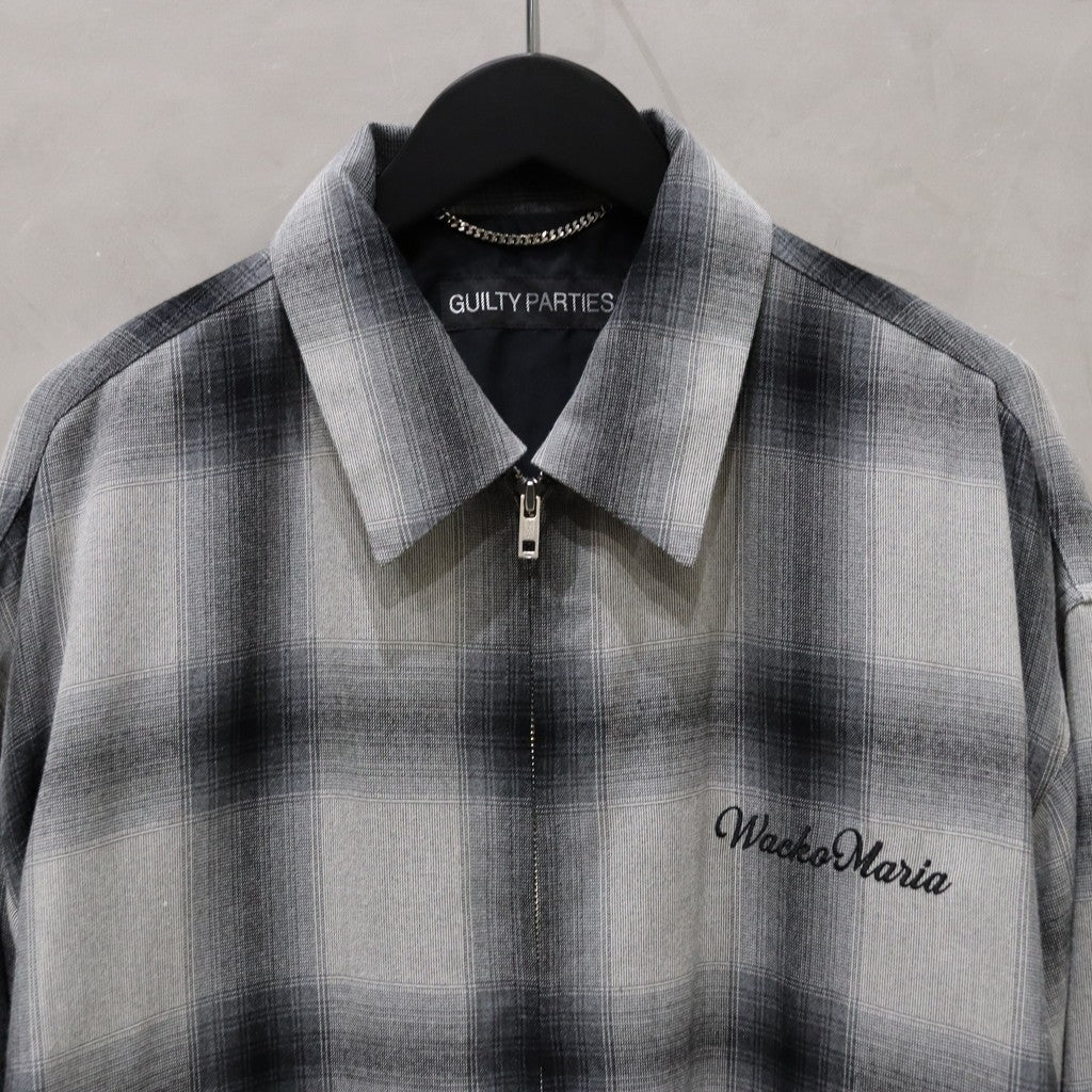 OMBRE CHECK 50'S JACKET -B- -TYPE 2- #GRAY [24SS-WMO-BL16]