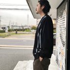 STRIPED CARDIGAN #BLACK [24SS-WMK-KN13]