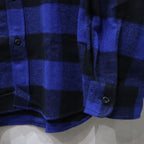 法蘭絨常規領襯衫 - 類型 2- #BLUE [24SSE-WMS-RC02]