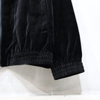 天鵝絨運動外套#黑色 [24SSE-WMO-TJ01]