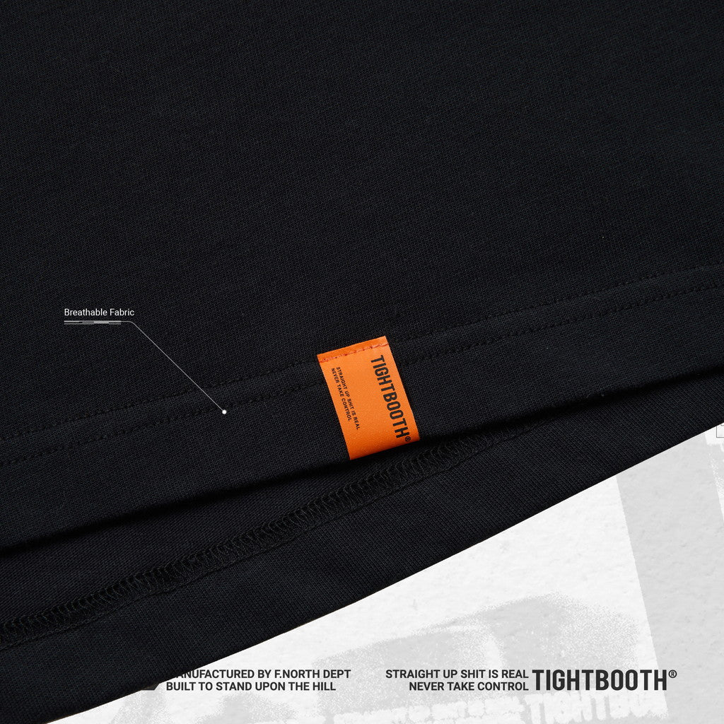 TBPR | 「GMT-01T」 Super Wide Logo Tee #BLACK [GOOPI-23AW-DEC-TBPR-01]