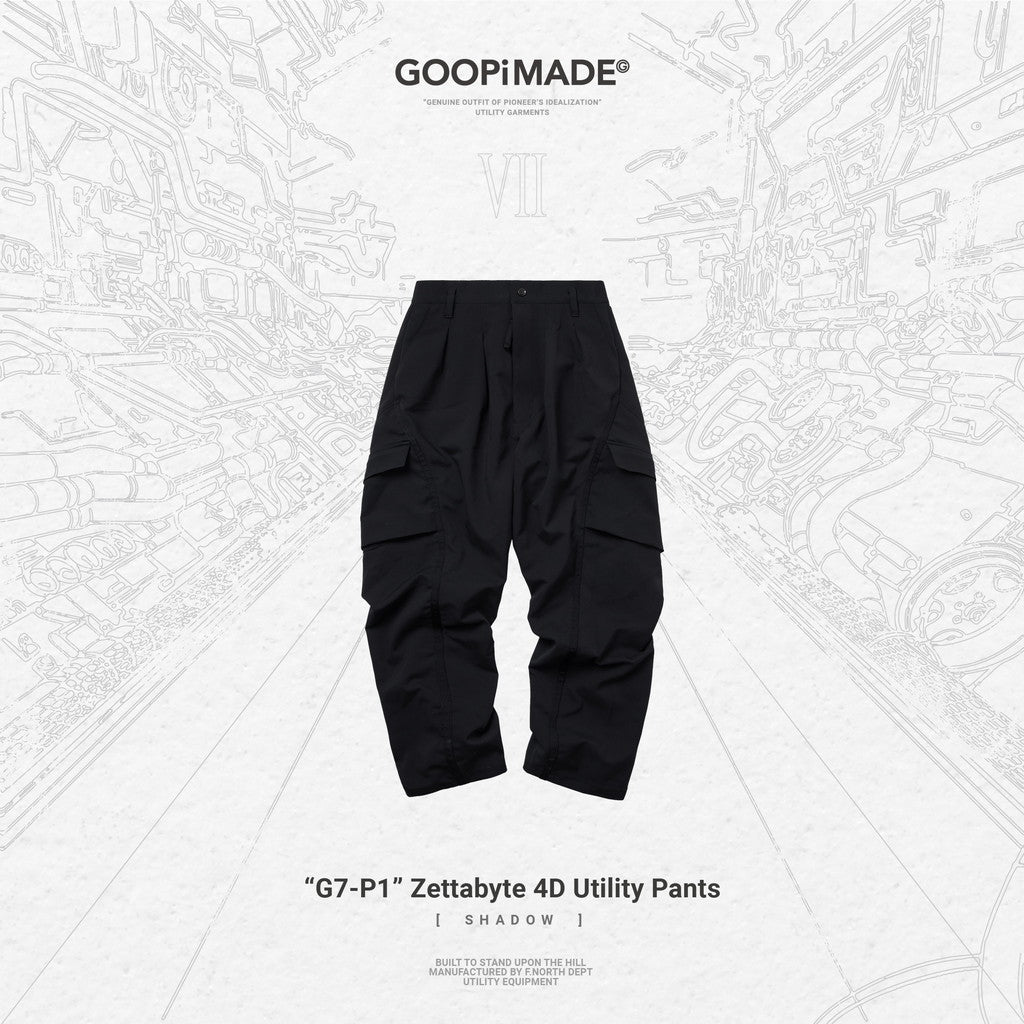「G7-P1」Zettabyte 4D 實用褲#SHADOW [GOOPI-23AW-OCT-01]