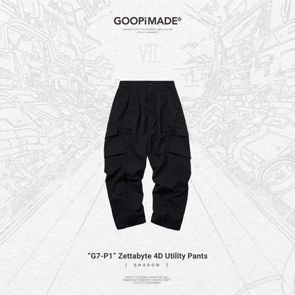"G7-P1" Zettabyte 4D Utility Pants #SHADOW [GOOPI-23AW-OCT-01]