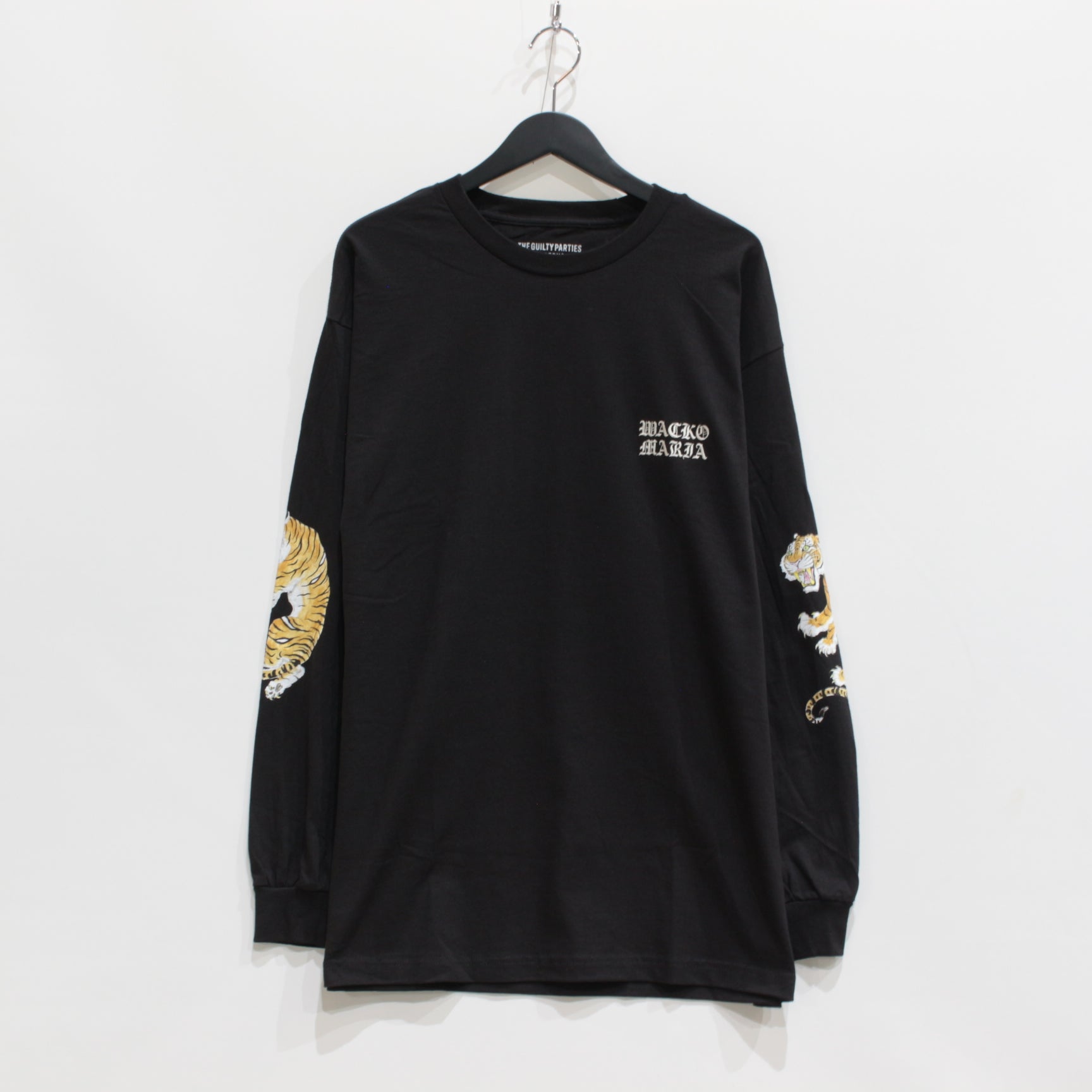 TIM LEHI | 圓領長袖 T 卹 - 類型 2- #黑色 [23FW-WMT-LT04]