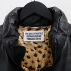 LEATHER DOWN JACKET -B- -TYPE 2- #BLACK [23FW-WMO-OD03]