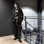 TBKB | HAND SIGN VELOURS #CHARCOAL [FW23-TBKB10]