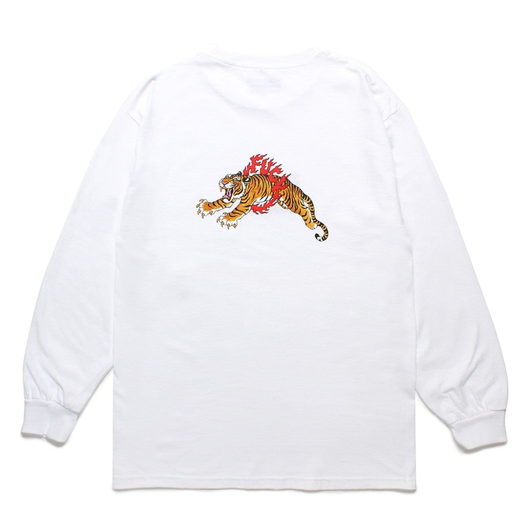 TIM LEHI | CREW NECK LONG SLEEVE T-SHIRT #WHITE [24SS-WMT-LT02]
