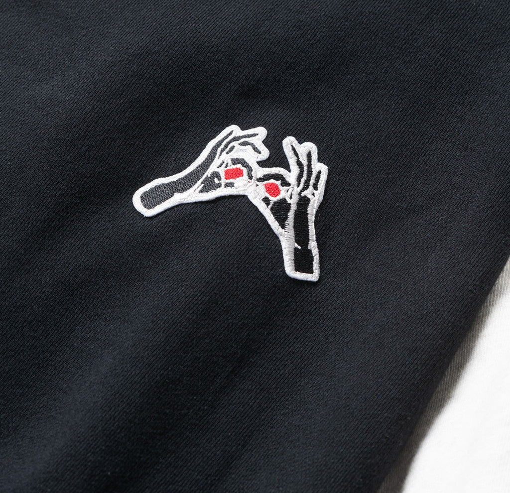 TBKB | FOCKER 連帽衫 #黑色/灰燼 [FW23-TBKB08]