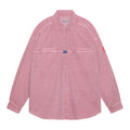 OVERDYE CORD DESIGN BIG SHIRT #PINK [CES24SH04]