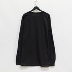 CREW NECK LONG SLEEVE T-SHIRT -TYPE 1- #BLACK [23FW-WMT-LT01]
