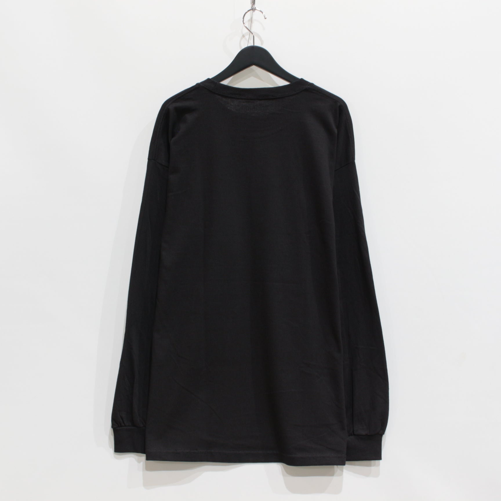 CREW NECK LONG SLEEVE T-SHIRT -TYPE 1- #BLACK [23FW-WMT-LT01]