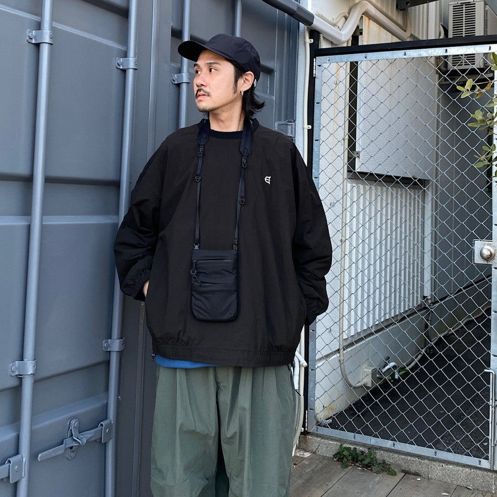 LEVITATION WIND SHIRT #BLACK [24SS-JK02]
