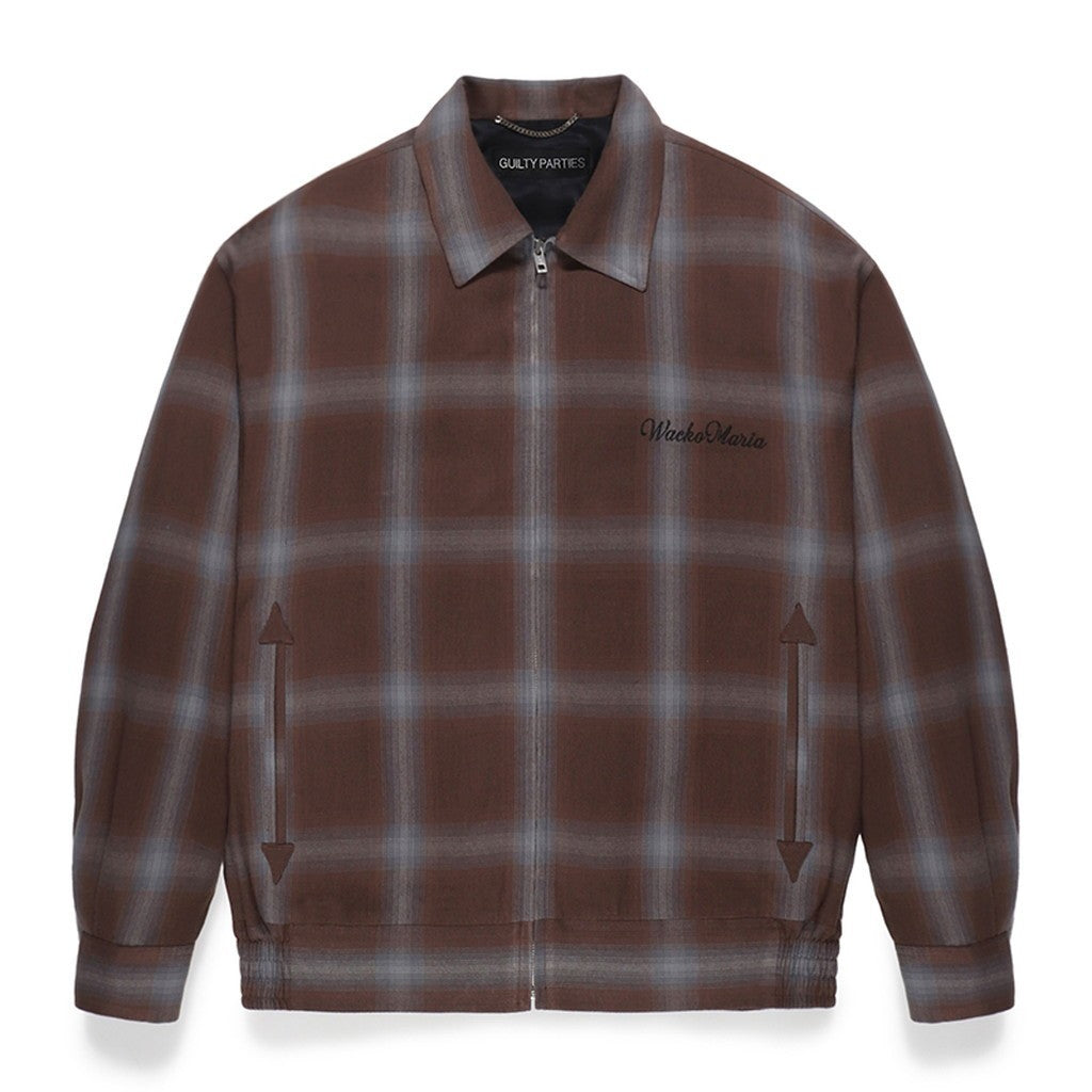 OMBRE CHECK 50'S JACKET -C- -TYPE 1- #BROWN [24SS-WMO-BL18]