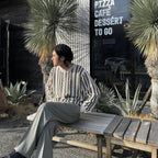 圓領毛衣 - 型號 1- #BEIGE [24SS-WMK-KN22]