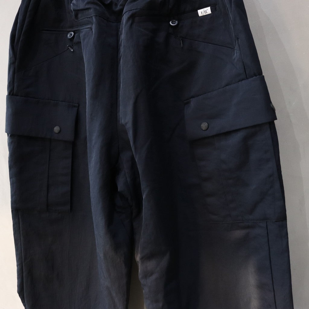 RE-NYLON WIDE CARGO TROUSERS #NAVY [FSU03241U0004]