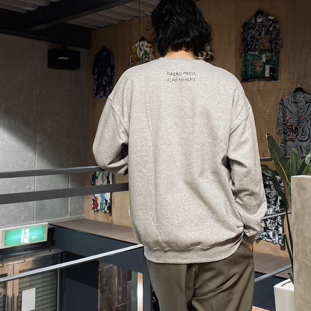 JIRO KONAMI | 圓領運動衫 - 類型 2 - #GRAY [JIROKONAMI-WM-SS02]