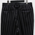 DOUBLE PLEATED TROUSERS #BLACK [23FW-WMP-TR21]