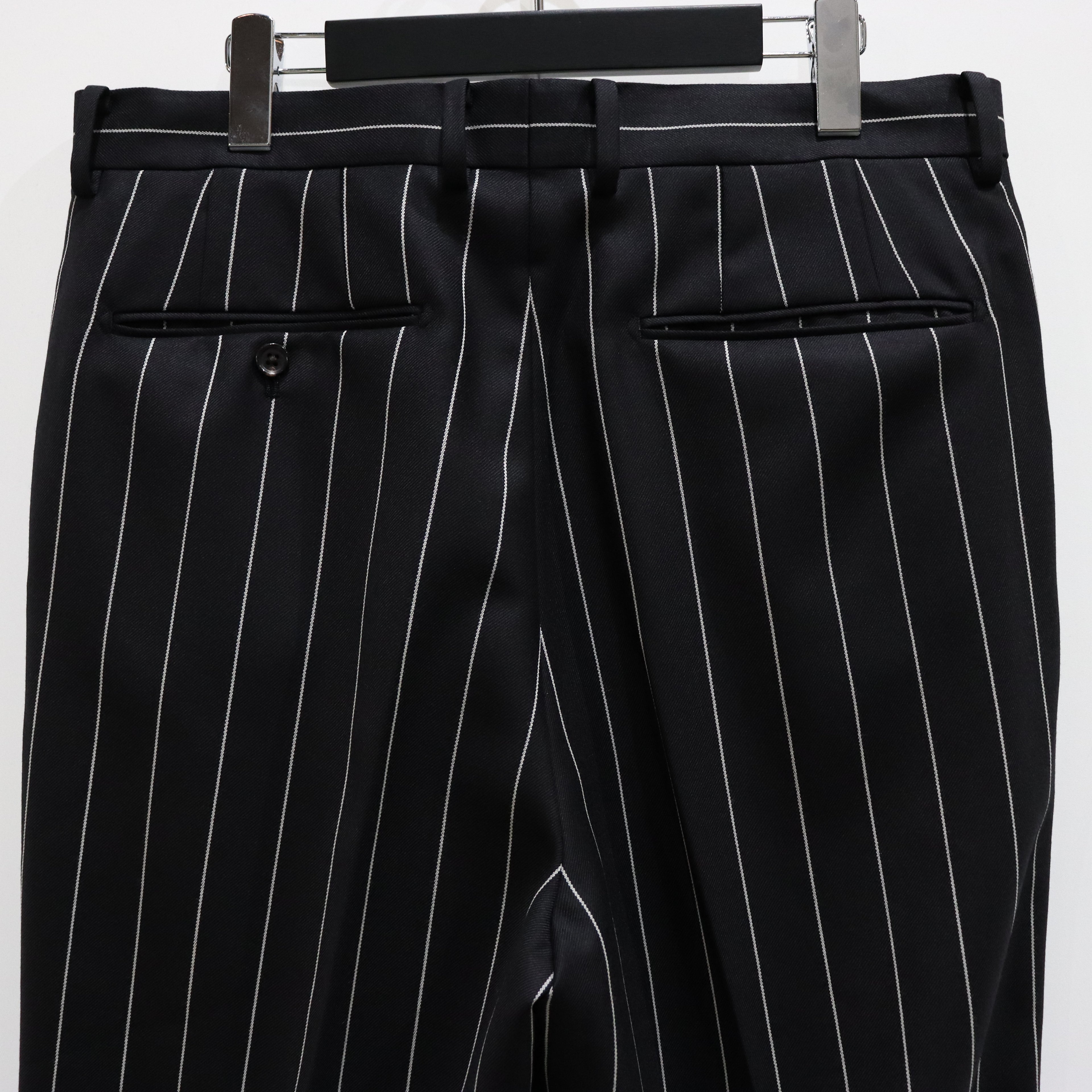 DOUBLE PLEATED TROUSERS #BLACK [23FW-WMP-TR21]